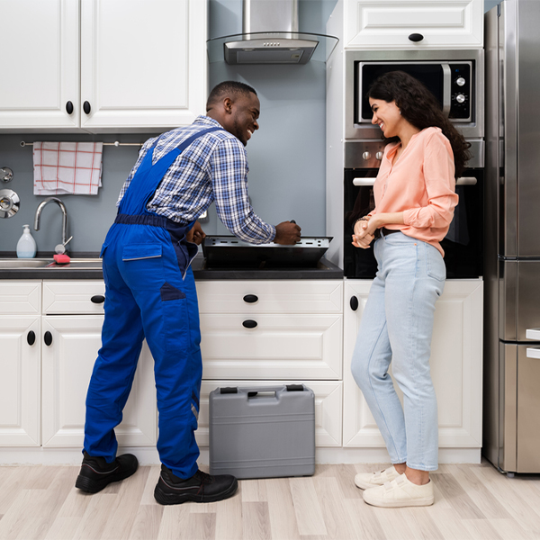 can you provide an estimate for cooktop repair before beginning any work in Antrim